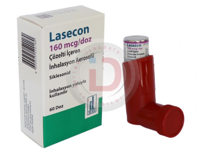 Lasecon 160 Mcg/Doz Cozelti Iceren Inhalasyon Aersolu (60 Doz) 1 Lasecon 160 Mcg Doz Cozelti Iceren Inhalasyon Aersolu 60 Doz 22876
