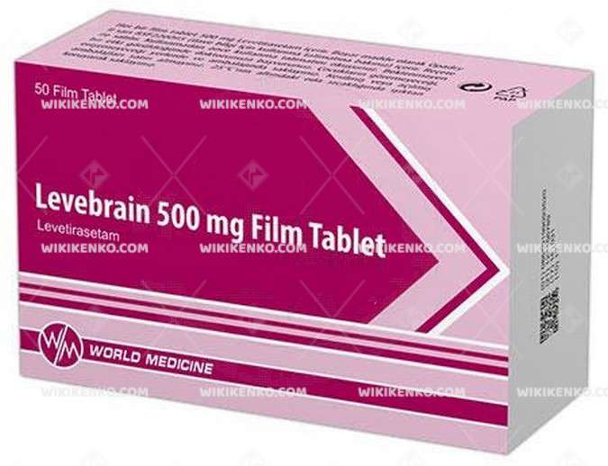 Levebrain 500 Mg 50 Film Tablet 1 Levebrain 500 Mg 50 Film Tablet 31406