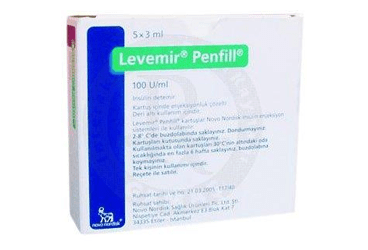 Levemir Penfill 100U Ml 5X3Ml Kartus Icinde Enj. Coz. 31424