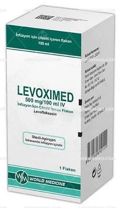 Levoximed 500 Mg 100 Ml Iv Infuzyon Icin Cozelti Iceren 1 Flakon 22978