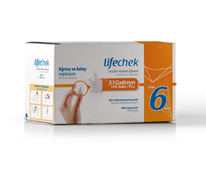 Lifechek Insulin Kalem İğnesi 31Gx6 Mm 1 Lifechek Insulin Kalem Ignesi 31Gx6Mm 22993
