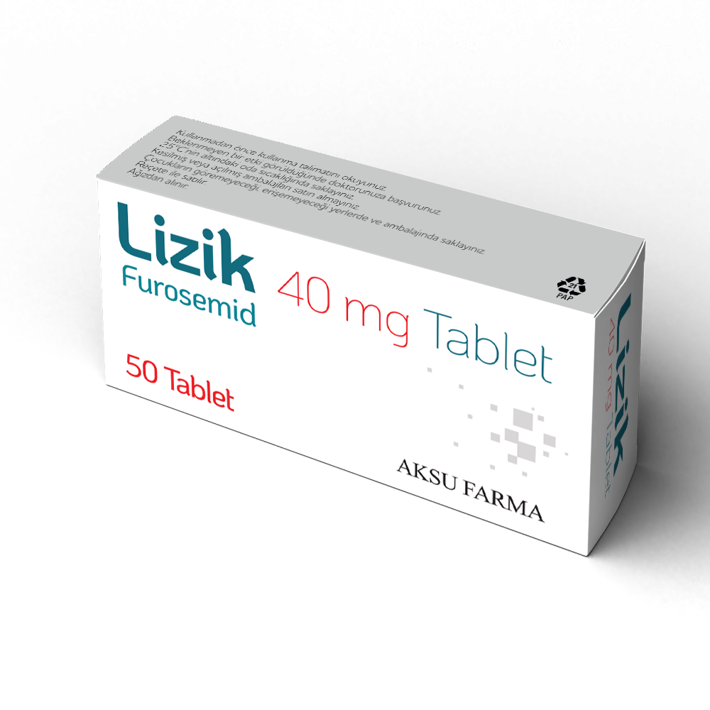 Lizik 40 Mg 50 Tablet 1 Lizik 40 Mg 50 Tablet 23050