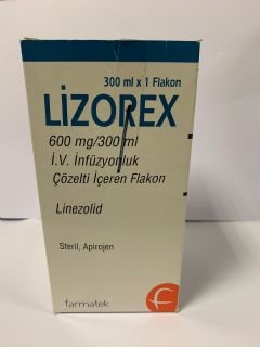 Lizorex 600 Mg/300 Ml Iv İnfüzyon Çözeltisi İçeren Flakon (1 Flakon) 1 Lizorex 600Mg 300Ml Iv Infuzyon Cozeltisi Iceren Flakon 1 Flakon 31559