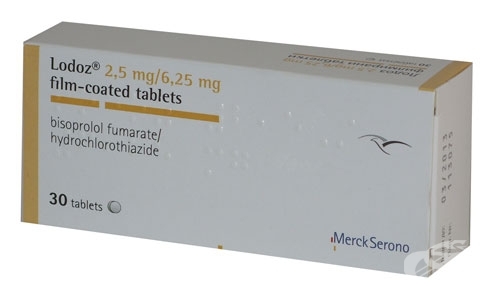 Lodoz 2,5 Mg/6,25 Mg 30 Film Tablet 1 Lodoz 25Mg 625Mg 30 Film Tablet 31577