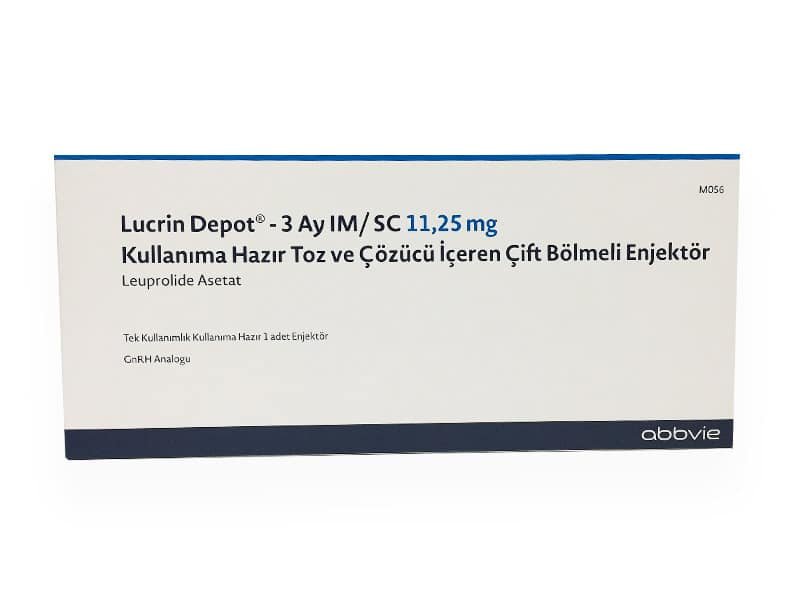 Lucrin Depot 3 Ay Im Sc 1125 Mg Kullanima Hazir Toz Ve Cozucu Iceren Cift Bolmeli Enjektor 23091
