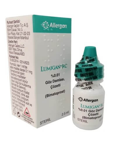 Lumigan 0,3 Mg 3 Ml Göz Damlası 1 Lumigan 03 Mg 3 Ml Goz Damlasi 31642
