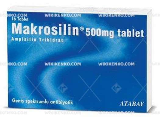 Makrosilin 500 Mg 16 Tablet 1 Makrosilin 500 Mg 16 Tablet 31725