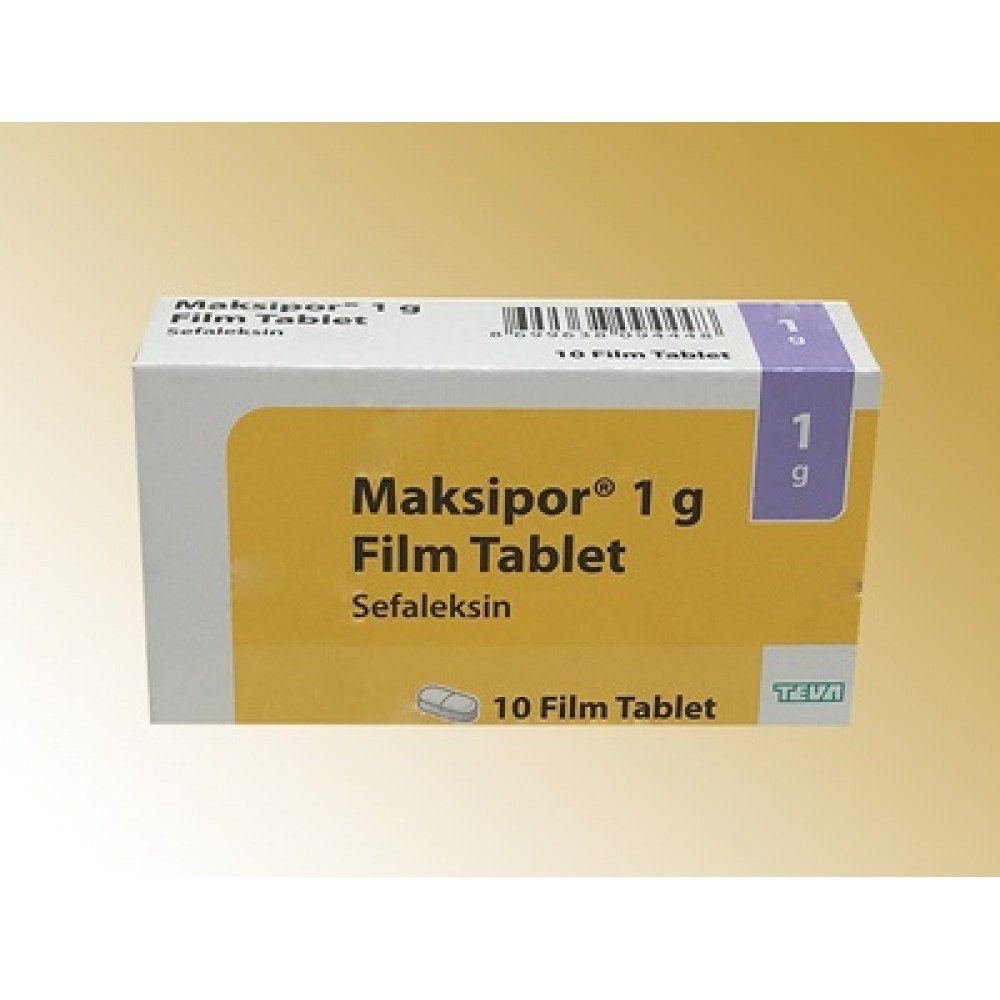 Maksipor 1 Gr 20 Film Tablet 1 Maksipor 1 Gr 20 Film Tablet 31729