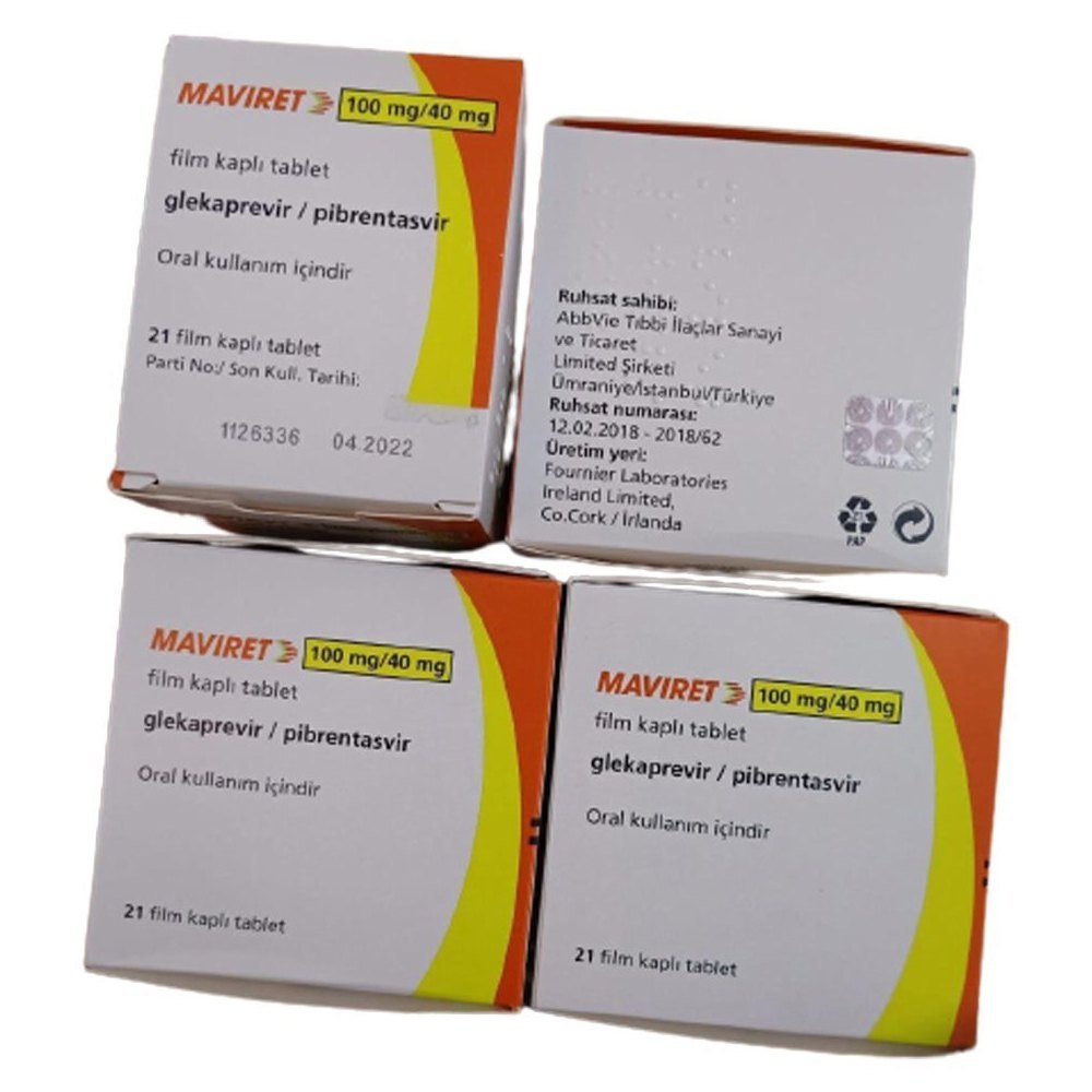 Maviret 100 Mg 40 Mg 84 Film Kapli Tablet 23176