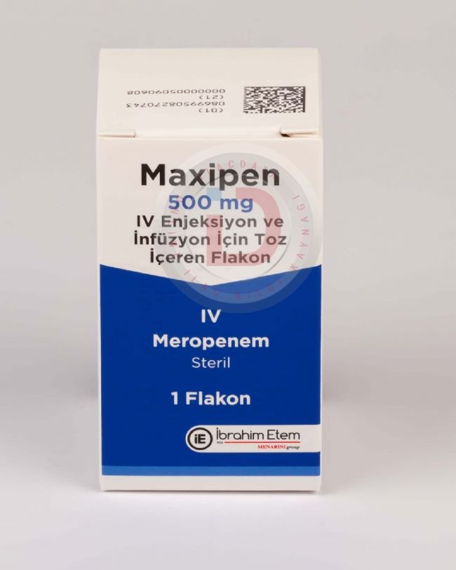 Maxipen 500 Mg Iv Enjeksiyon Ve İnfüzyon İçin Toz İçeren 1 Flakon 1 Maxipen 500 Mg Iv Enjeksiyon Ve Infuzyon Icin Toz Iceren 1 Flakon 23187