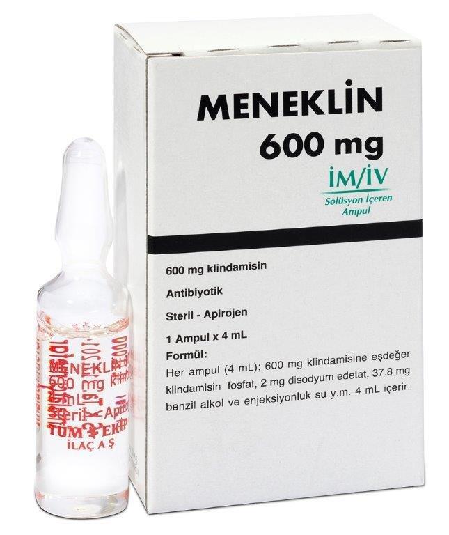 Meneklin 600 Mg 1 Ampul 1 Meneklin 600 Mg 1 Ampul 23229