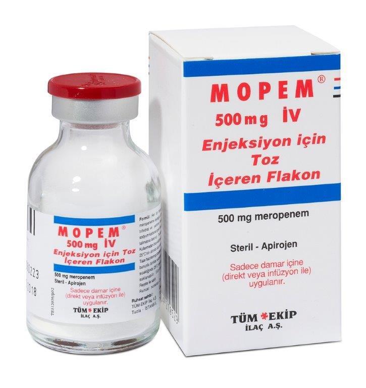 Meronem 500 Mg Iv Enj. İçin Toz İçeren 1 Flakon 1 Meronem 500 Mg Iv Enj. Icin Toz Iceren 1 Flakon 31903