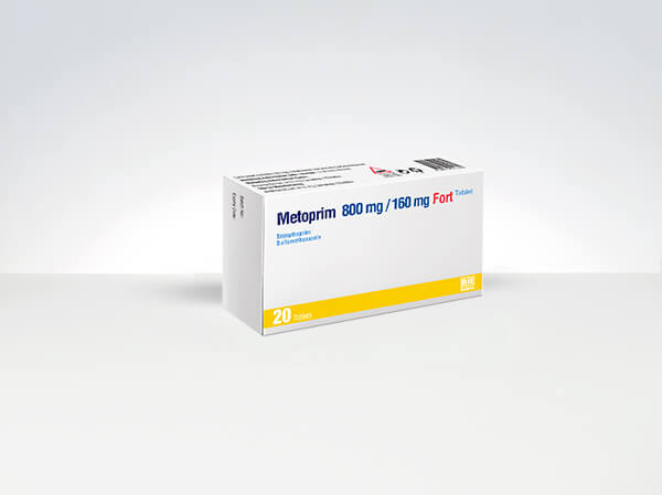 Metoprim 800 Mg 160 Mg Fort 20 Tablet 31959