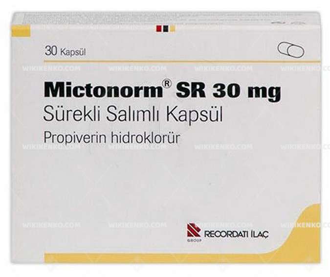Mictonorm Sr 30 Mg Sürekli Salinimli 30 Kapsül 1 Mictonorm Sr 30 Mg Surekli Salinimli 30 Kapsul 23308