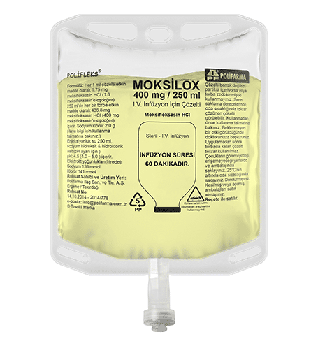 Mofelox 400 Mg/250 Ml I.v.infuzyonluk Cozelti ( 1 Adet) 1 Mofelox 400 Mg 250 Ml I.v.infuzyonluk Cozelti 1 Adet 32095