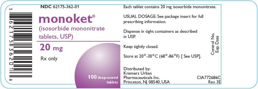 Monoket 20 Mg 20 Tablet 23404