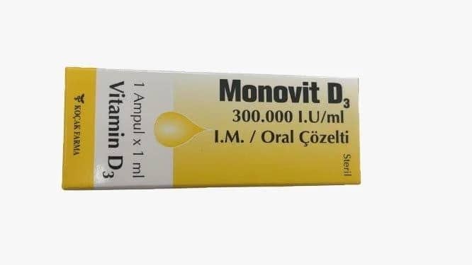 Monovit D3 300.000 Iu/Ml I.m./Oral Cozelti (1 Ampul) 1 Monovit D3 300.000 Iu Ml I.m. Oral Cozelti 1 Ampul 32139