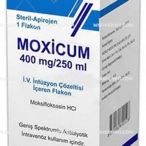 Moxicum 400 Mg/250 Ml Iv İnf. Çözeltisi İçeren 1 Flakon 1 Moxicum 400 Mg 250 Ml Iv Inf. Cozeltisi Iceren 1 Flakon 23436