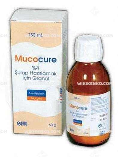 Mucocure %4 Şurup Hazırlamak İçin 150 Ml Granul 1 Mucocure 4 Surup Hazirlamak Icin 150 Ml Granul 32177