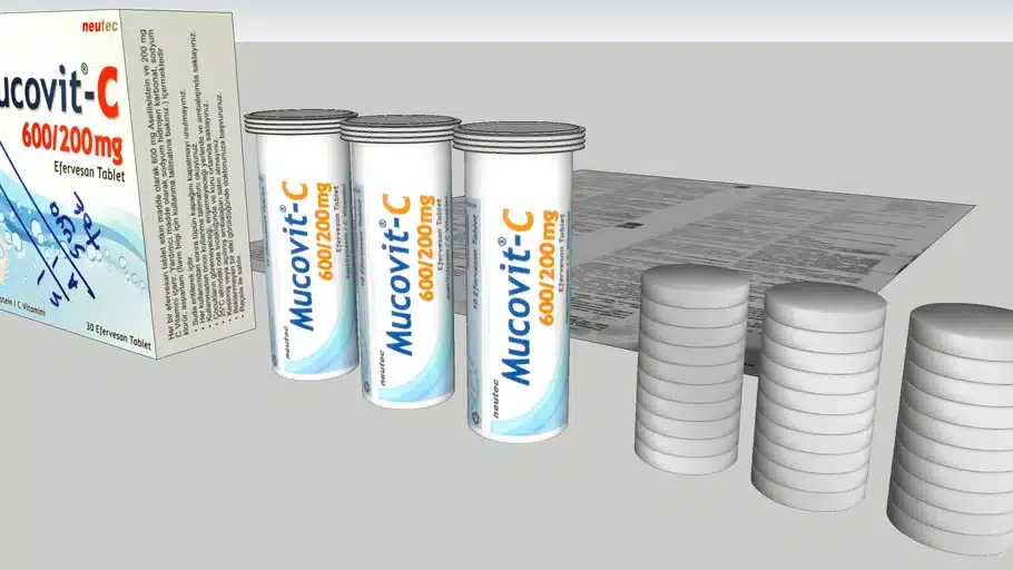 Mucovit-C 200 Mg 30 Efervesan Tablet 1 Mucovit C 200 Mg 30 Efervesan Tablet 32198