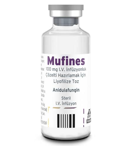 Mufines 100 Mg I.v. Infuzyonluk Cozelti Hazirlamak Icin Liyofilize Toz 1 Mufines 100 Mg I.v. Infuzyonluk Cozelti Hazirlamak Icin Liyofilize Toz 23461