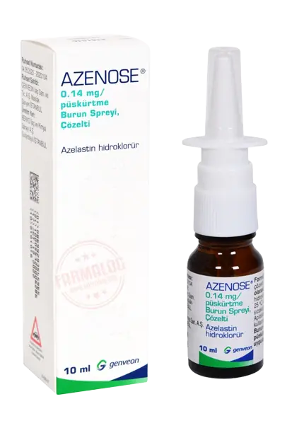 Nazalastin 0,14 Mg / Puskurtme Burun Spreyi , Cozelti (10 Ml) 1 Nazalastin 014 Mg Puskurtme Burun Spreyi Cozelti 10 Ml 32321