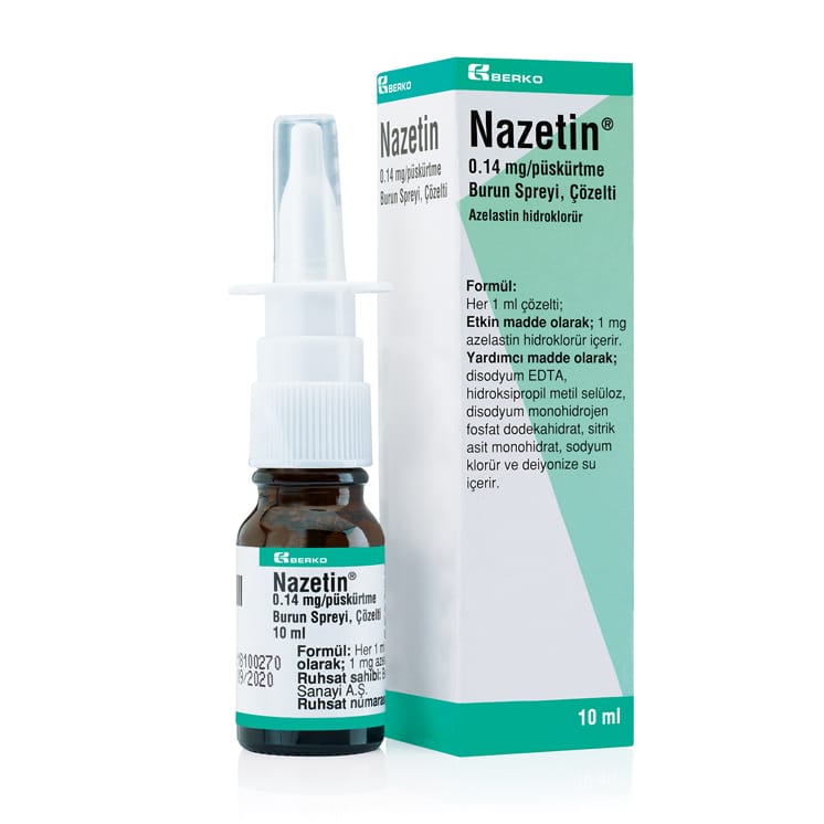Nazetin 0,14 Mg/Puskurtme Burun Spreyi, Cozelti 1 Nazetin 014 Mg Puskurtme Burun Spreyi Cozelti 23548