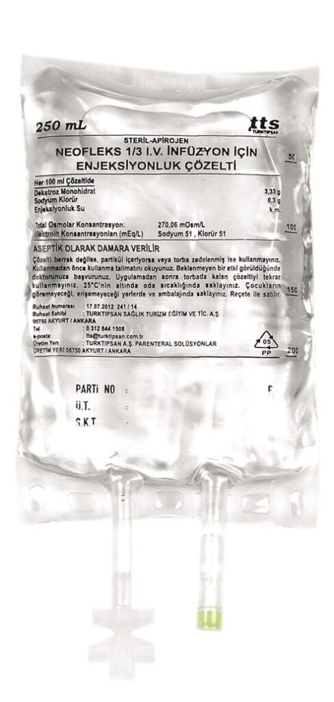 Neofleks 1 3 I.v. Infuzyon Icin Enjeksiyonluk Cozelti 500 Ml Setli 23664