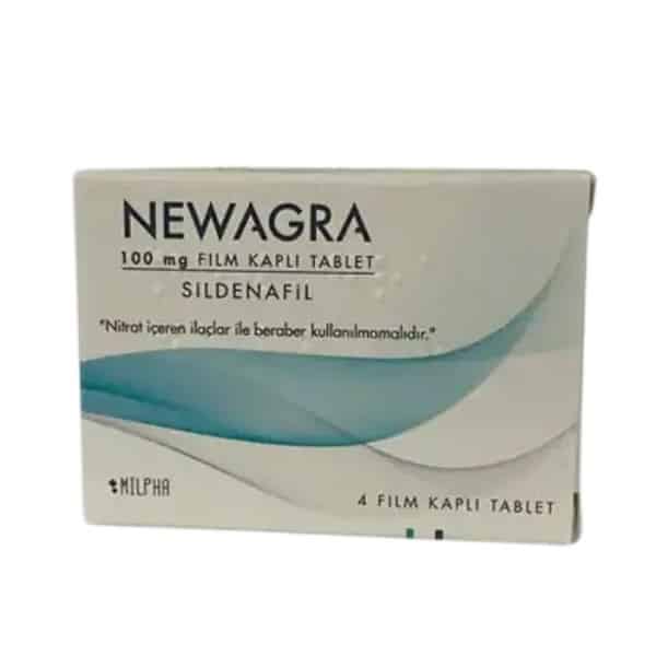 Newagra 100 Mg Film Kapli Tablet 4 Tablet 23756