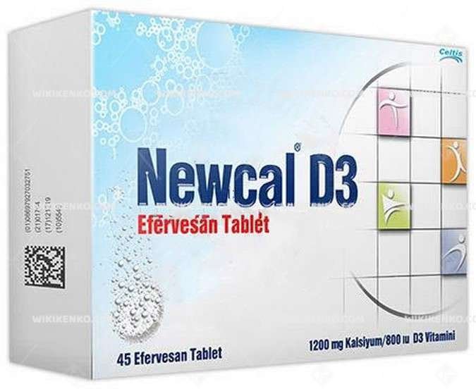 Newcal D3 45 Efervesan Tablet 23758