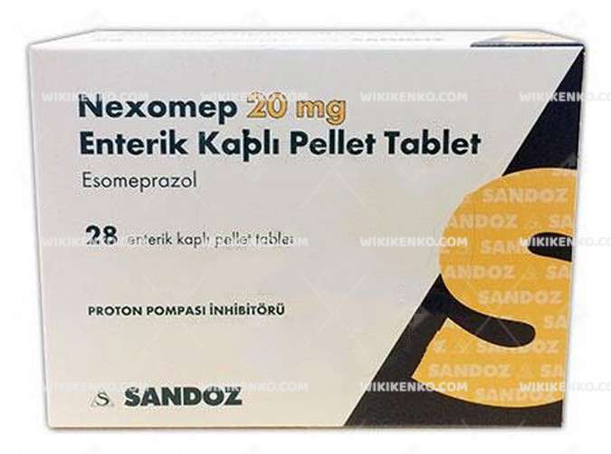 Nexomep 20 Mg Enterik Kapli 28 Pellet Tablet 32458