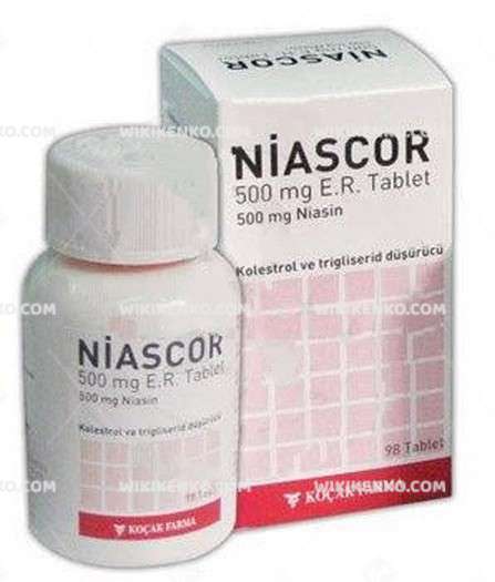 Niascor 500 Mg E.r. 98 Tablet 1 Niascor 500 Mg E.r. 98 Tablet 32469