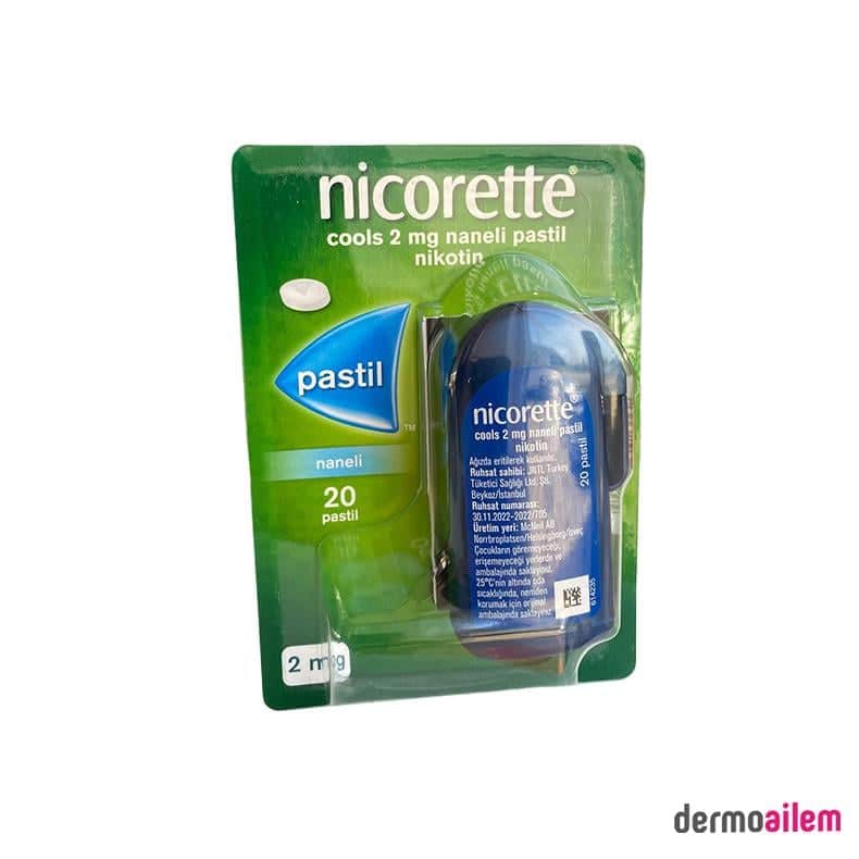 Nicorette Cools 2 Mg Naneli Pastil (80 Adet) 1 Nicorette Cools 2 Mg Naneli Pastil 80 Adet 23783