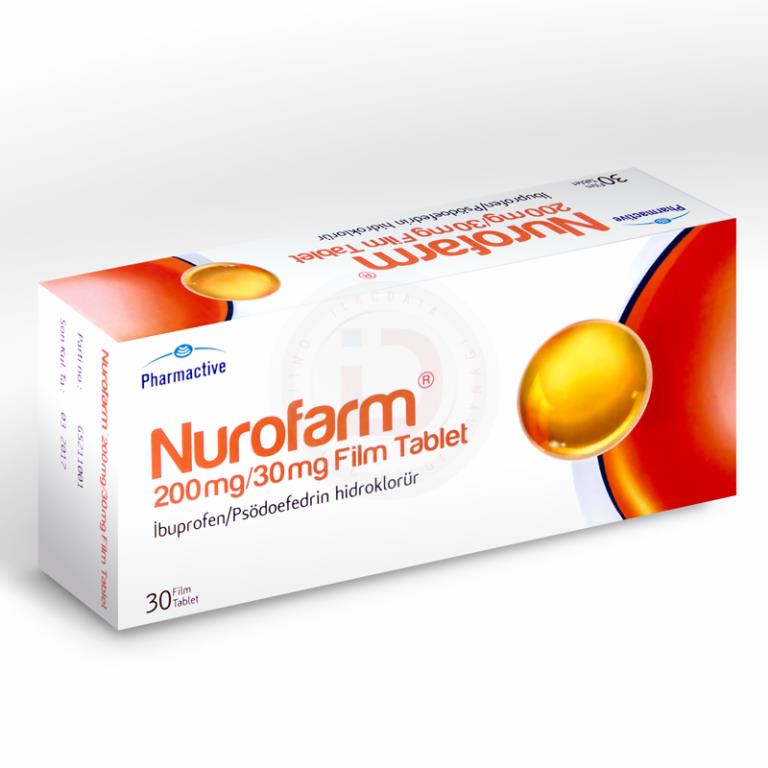 Nurofarm 200 Mg/30 Mg 30 Film Tablet 1 Nurofarm 200 Mg 30 Mg 30 Film Tablet 32643