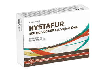 Nystafur 500 Mg/200.000 I.u. Vajinal Ovül (12 Ovül) 1 Nystafur 500 Mg 200.000 I.u. Vajinal Ovul 12 Ovul 32681