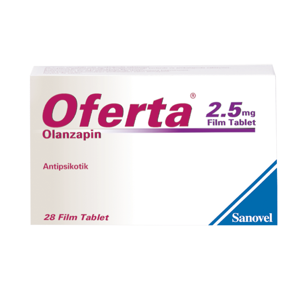 Oferta 2,5 Mg 28 Film Tablet 1 Oferta 25 Mg 28 Film Tablet 32706