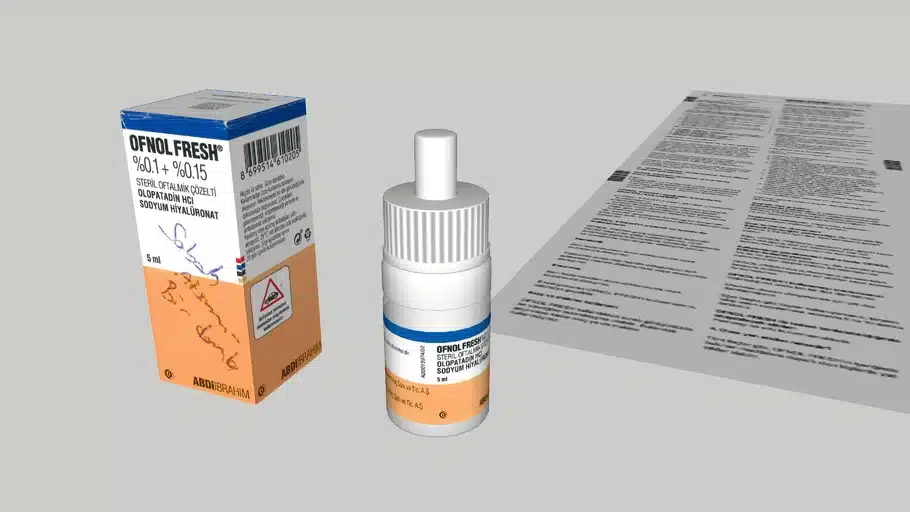 Ofnol %0,1 Steril Oftalmik Cozelti 1 Ofnol 01 Steril Oftalmik Cozelti 23951