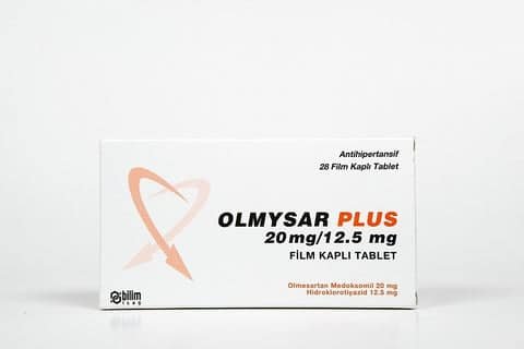 Olmysar Plus 20 Mg/12,5 Mg 28 Film Kaplı Tablet 1 Olmysar Plus 20 Mg 125 Mg 28 Film Kapli Tablet 23996