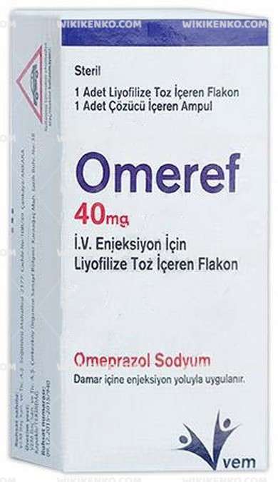 Omeref 40 Mg Iv Enjeksiyon Icin Liyofilize Toz Iceren Flakon 1 Omeref 40 Mg Iv Enjeksiyon Icin Liyofilize Toz Iceren Flakon 24008
