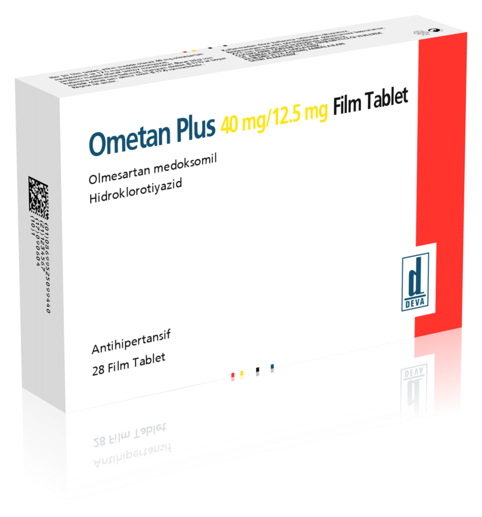 Ometan Plus 40/12,5 Mg 28 Film Tablet 1 Ometan Plus 40 125 Mg 28 Film Tablet 32835