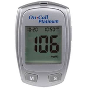 On Call Platinum Blood Glucose Monitoring System 32847