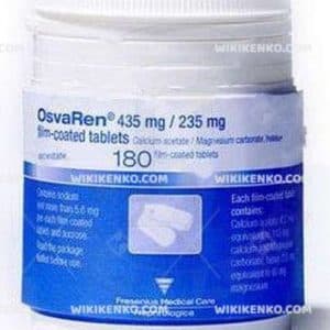 Osvaren 435 Mg/235 Mg 180 Film Kapli Tablet 1 Osvaren 435 Mg 235 Mg 180 Film Kapli Tablet 33014