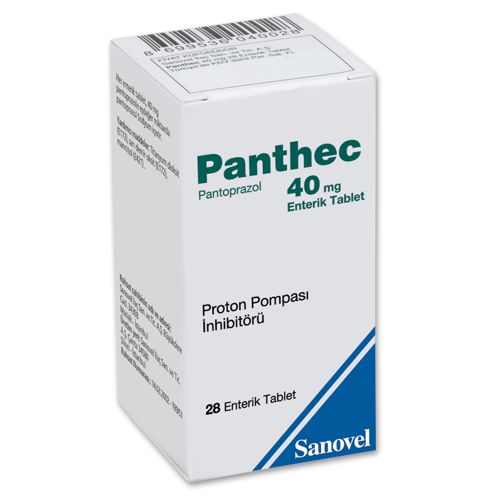 Panthec 40 Mg 28 Enterik Tablet 1 Panthec 40 Mg 28 Enterik Tablet 24175