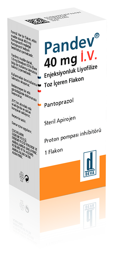Pantozol 40 Mg Iv Enj. Toz Iceren 1 Flakon 1 Pantozol 40 Mg Iv Enj. Toz Iceren 1 Flakon 24180