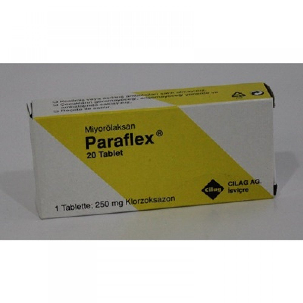 Paraflex 250 Mg Tablet (20 Tablet) 1 Paraflex 250 Mg Tablet 20 Tablet 24189