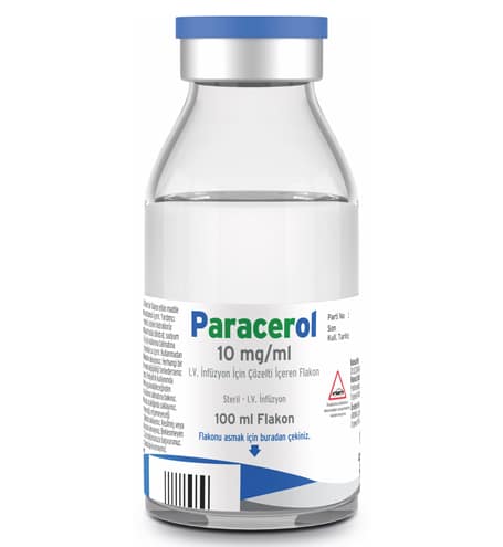 Parol 10 Mg/Ml Infuzyon Icin Cozelti Iceren 1 Flakon 1 Parol 10 Mg Ml Infuzyon Icin Cozelti Iceren 1 Flakon 33180
