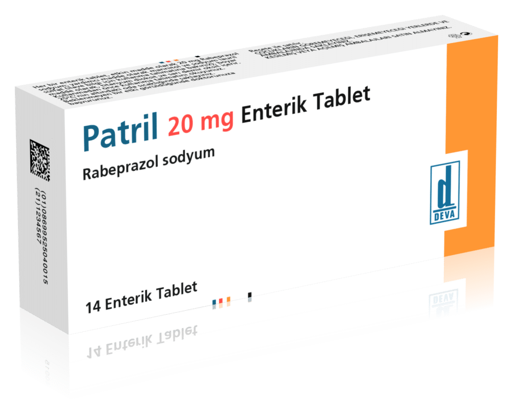 Patril 20 Mg 14 Enterik Tablet 33192