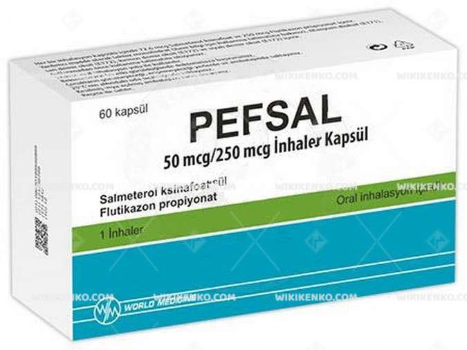 Pefsal 50 Mcg/250 Mcg Inhaler Kapsul(60 Kapsul) 1 Pefsal 50 Mcg 250 Mcg Inhaler Kapsul60 Kapsul 33255