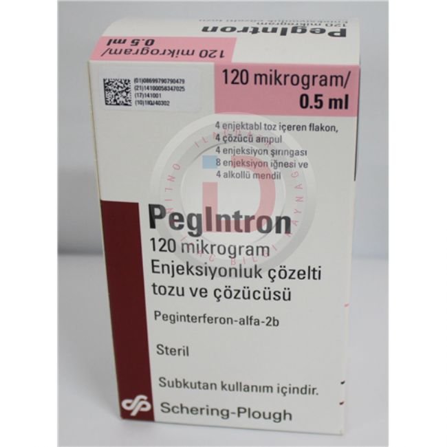 Pegintron 100 Mcg Enjeksiyonluk Cozelti Tozu Ve Cozucusu 4 Flakon 33260