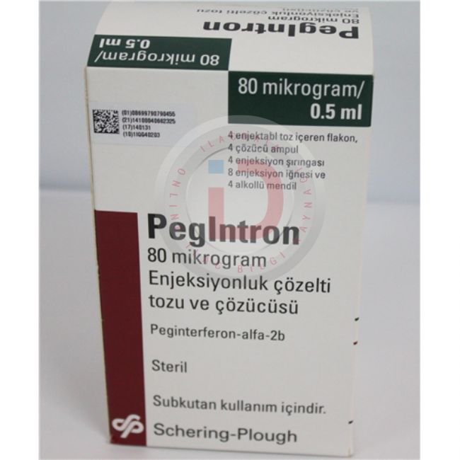 Pegintron 80 Mcg Enjeksiyonluk Çözelti Tozu Ve Cozucusu 4 Flakon 1 Pegintron 80 Mcg Enjeksiyonluk Cozelti Tozu Ve Cozucusu 4 Flakon 33268